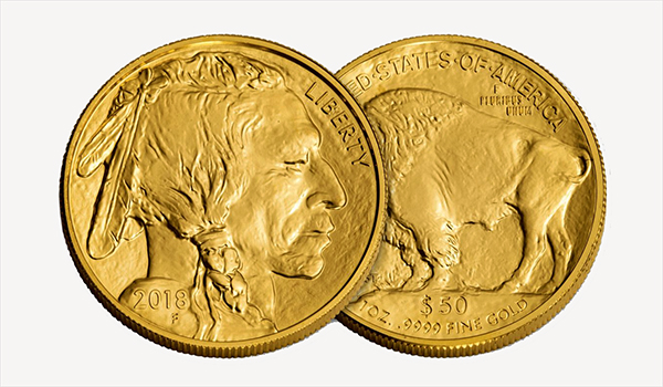 2018 US 50 Dollar 1-oz American Gold Buffalo Bullion Coin
