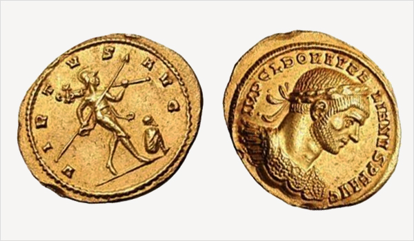 Aureus 271-272 Roman empire gold Aurelian