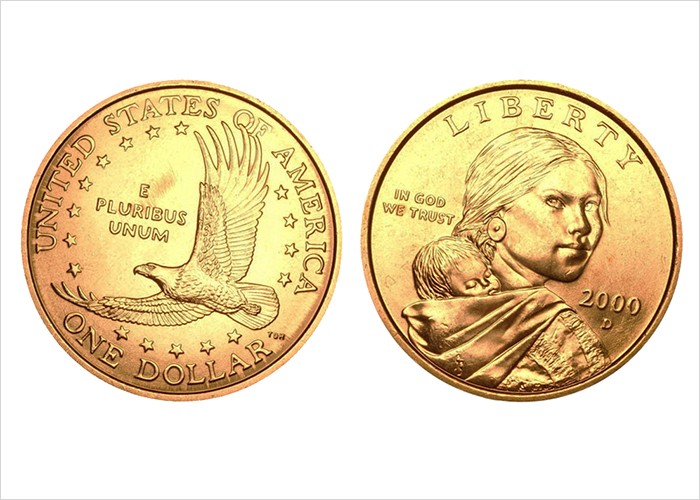 2000 D Sacagawea Golden Dollar Coin