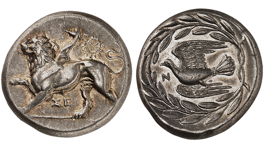 Sikyonia, Sikyon, AR stater ca. 350-330 BCE